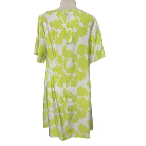 Armani Exchange Beach Party Dress Size 10 Green White New Ethical Fashion - Picture 3 of 14